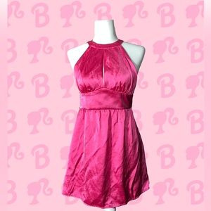 Perfect Barbie pink mini dress